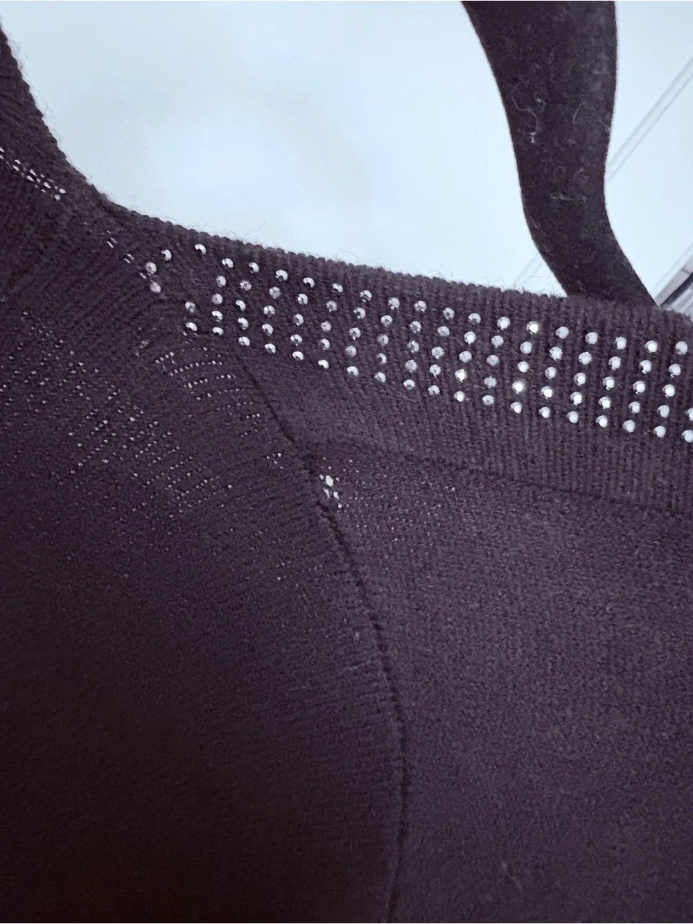 La Fiorentina Black Open-Front Layering Wrap